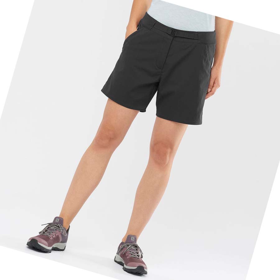 Bermudas Salomon OUTRACK Mujer Negros | MX 2362XYU